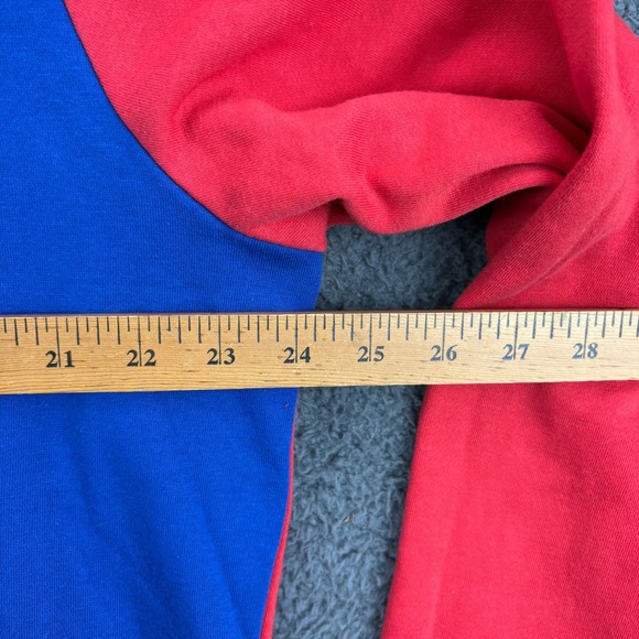 Fanatics Texas Rangers Baseball Hoodie Pullover Blue Red Mens XL - Picture 3 of 7